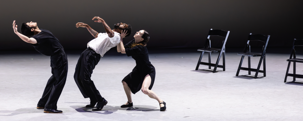 (L-R) Nicholas Sakai, Jeremy Coachman, and Daphne Fernberger. Photo by Skye Schmidt Varga.